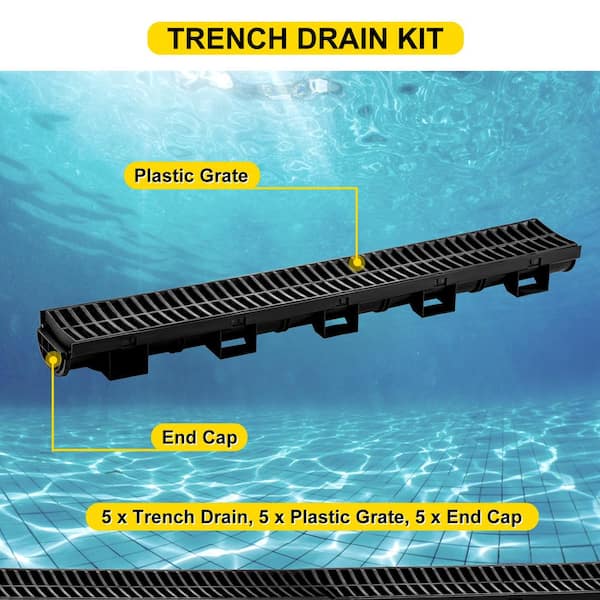 5 trench drain grate