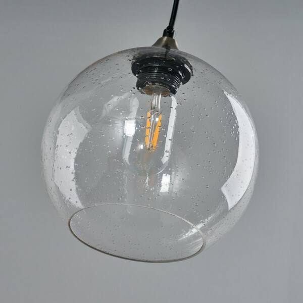 ZHLWIN Home Lighting ‎60-Watts 1 Light 9.84 in. Clear Glass