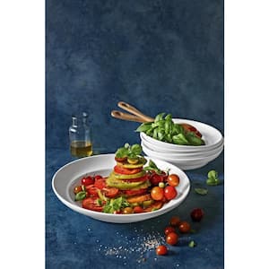 5-Piece Pasta Bowl set with one large serve bowl and 4-Individual bowls