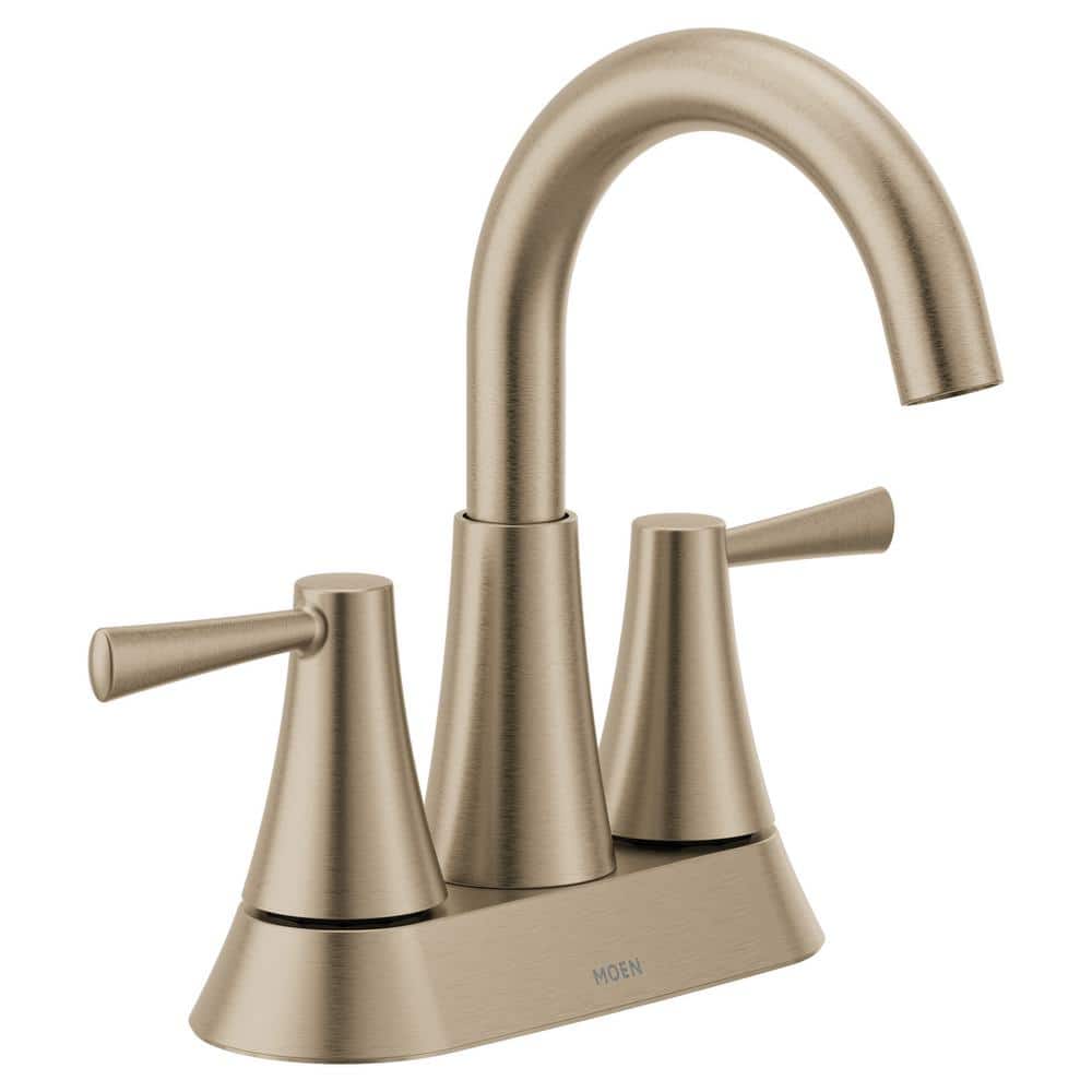 Bronzed Gold Moen Centerset Bathroom Faucets 84022bzg 64 1000 