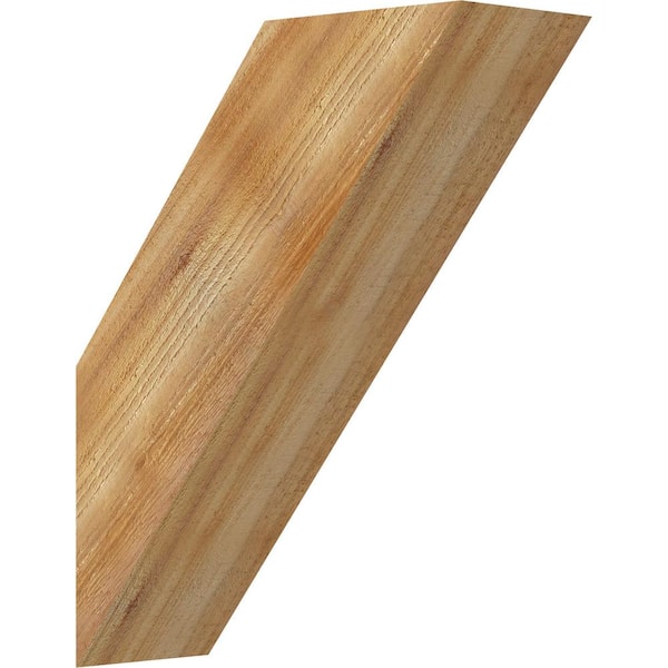 Ekena Millwork 6"W x 16"D x 20"H Traditional Rough Sawn Knee Brace, Western Red Cedar