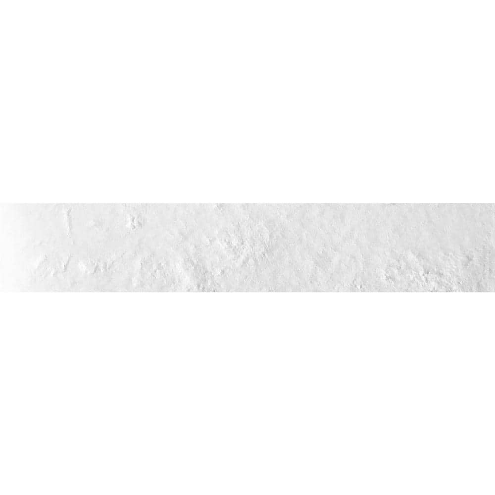 White Glazed Ceramic Subway Tile 2" x 10"