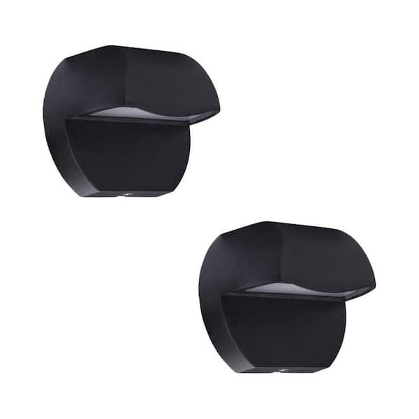 Afoxsos Outdoor Deck Lights LED Landscape Lighting Low Voltage 12V AC/DC Cast Aluminum Patio Post Step Lights Warm White 2 Pack