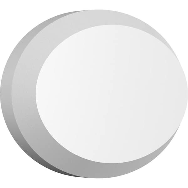 Ekena Millwork 1/2 in. x 4 in. x 2 3/4 in. Standard Dalton Rosette with Beveled Edge Moulding