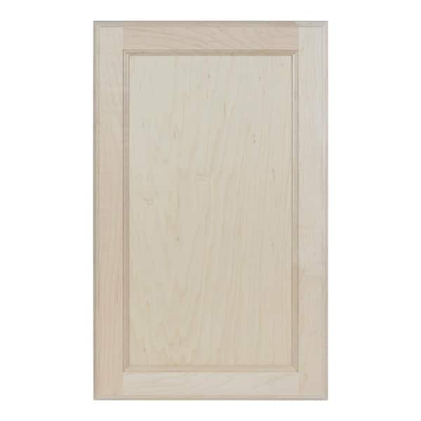 WG Wood Products 15.5 in. W x 23.5 in. H x 3.5 in. D Dogwood Inset Panel Clear Unfinished Recessed Medicine Cabinet without Mirror