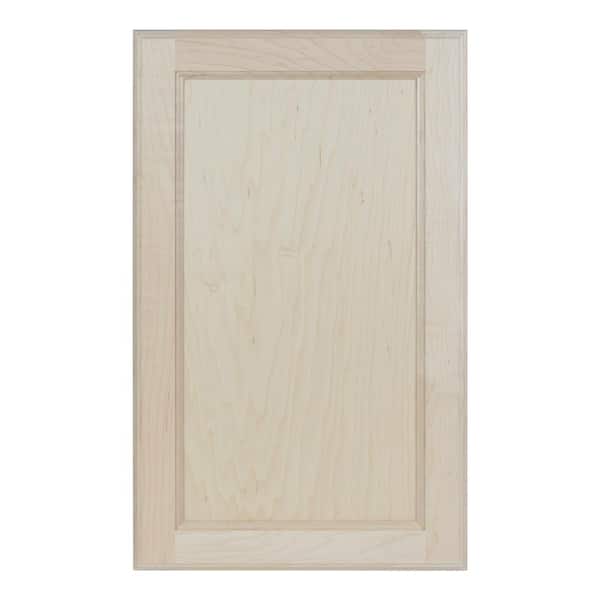 WG Wood Products 15.5 in. W x 25.5 in. H x 3.5 in. D Dogwood Inset Panel Clear Unfinished Recessed Medicine Cabinet without Mirror