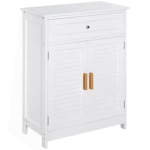11.5 in. W x 23.25 in. D x 31.5 in. H Bathroom Storage Wall Cabinet in White