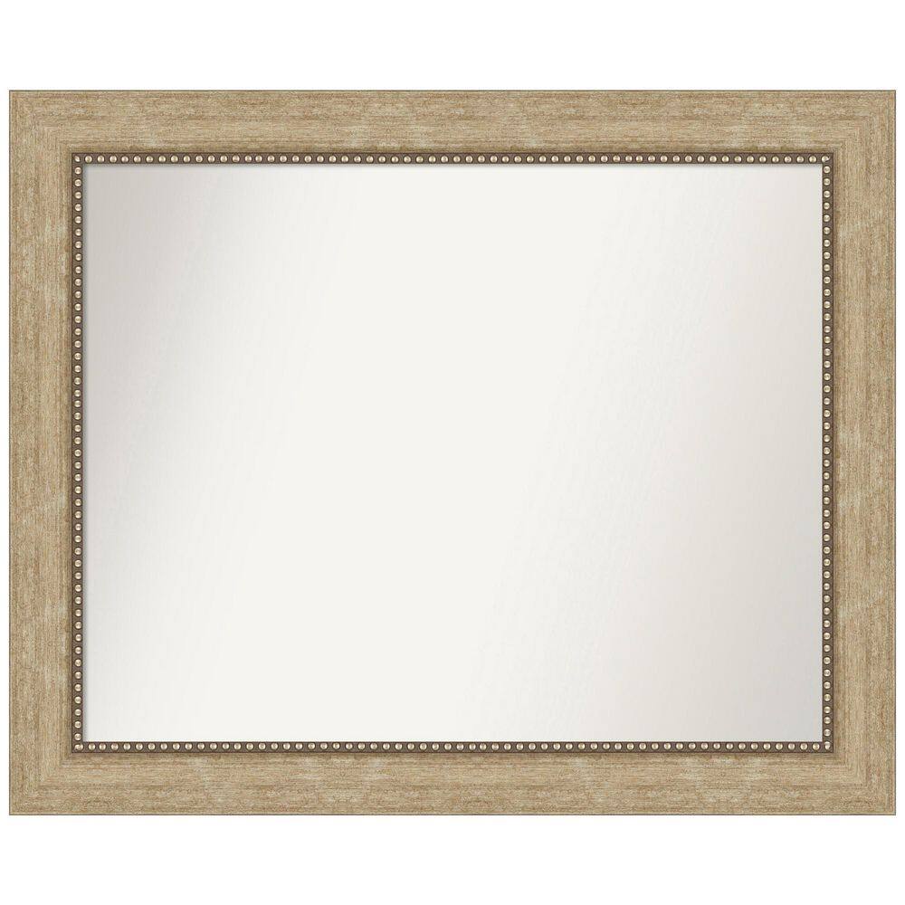 Astor Champagne 33 in. W x 27 in. H Non-Beveled Bathroom Wall Mirror in Champagne price history on PriceWatchPro