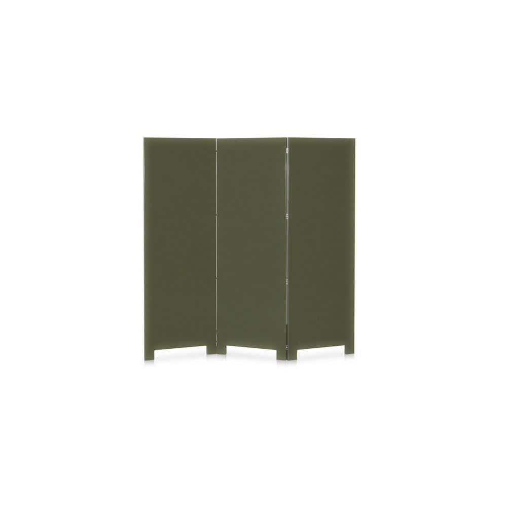 Ginevra 68.5 in. Deep Olive 3-Panel Room Divider price history on PriceWatchPro