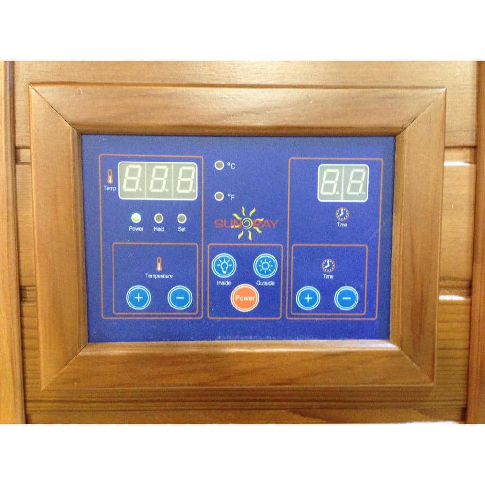 Sierra 2-Person Cedar FAR Infrared Sauna with Bluetooth