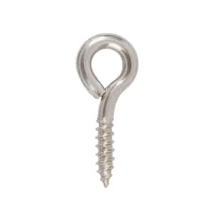 Everbilt 5/32 in. x 2-9/16 in. Stainless Steel Screw Hook 823911 - The Home  Depot
