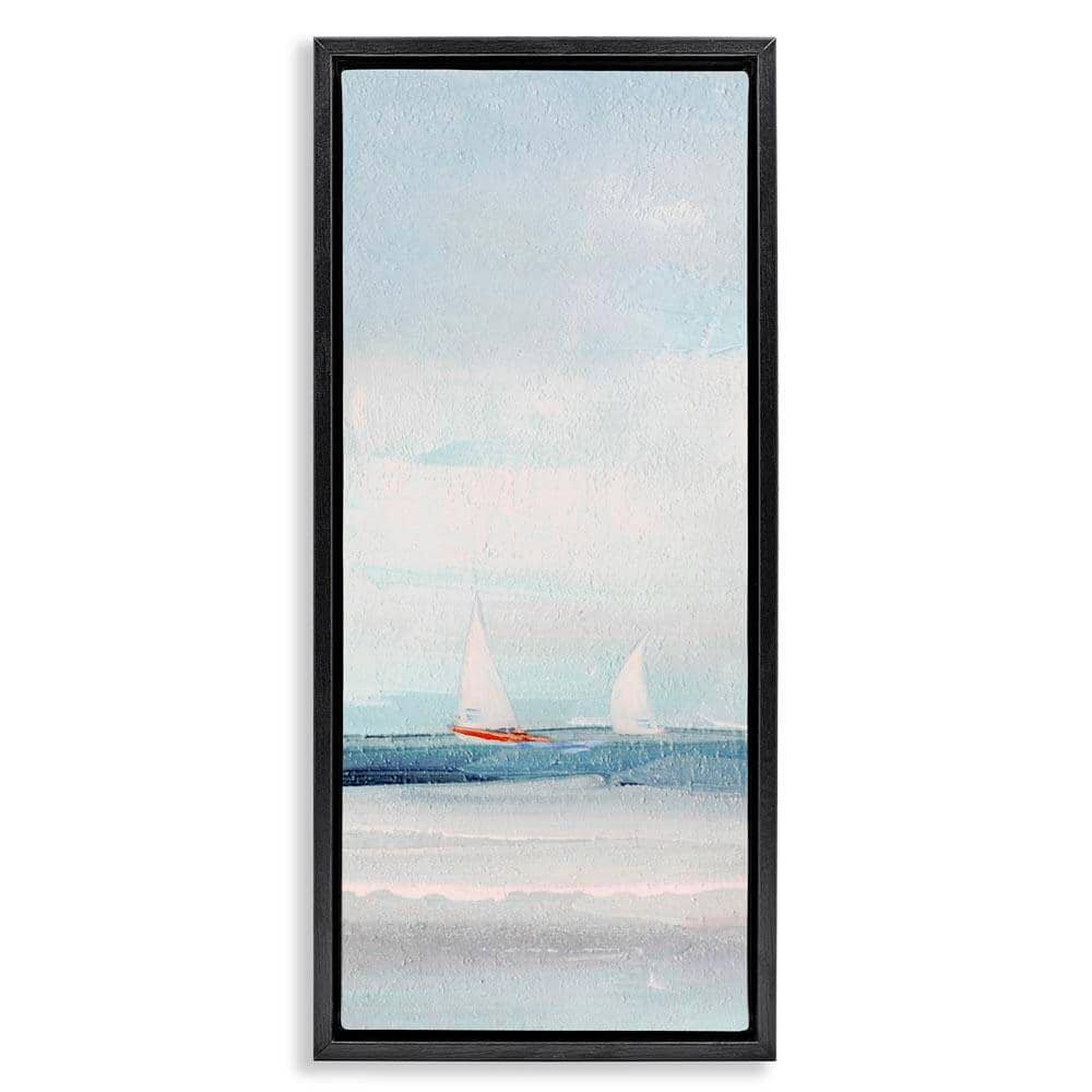 Stupell Industries Sailboat Pair Floating by Sally Swatland Black ...
