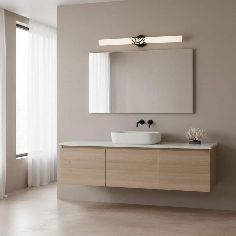 Lyra 53.00-Watt Integrated Led Black Integrated Led Bath Light price history on PriceWatchPro