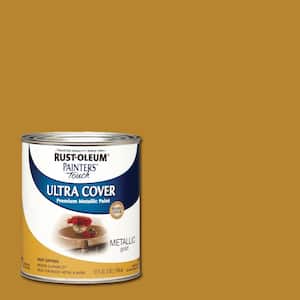 Rust-Oleum Painter's Touch 32 oz. Ultra Cover Flat Acrylic Latex Black  General Purpose Paint 1976502 - The Home Depot