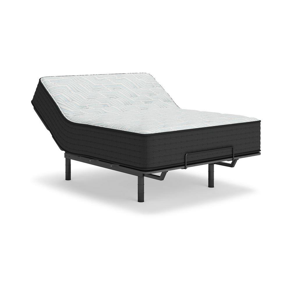 Queen Blue/Gray Pillowtop Innerspring Gel Memory Foam Mattress