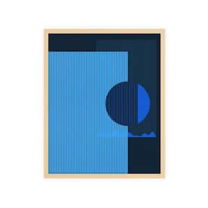 Crop Circles 11 Framed Giclee Abstract Art Print 42 in. x 34 in.