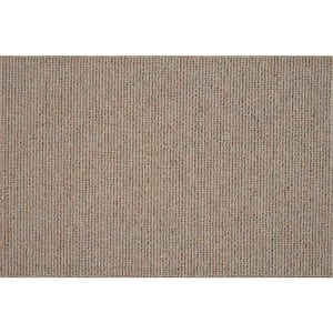 Cornerstone - Savannah - Brown 13.2 ft. 42 oz. Wool Loop Installed Carpet