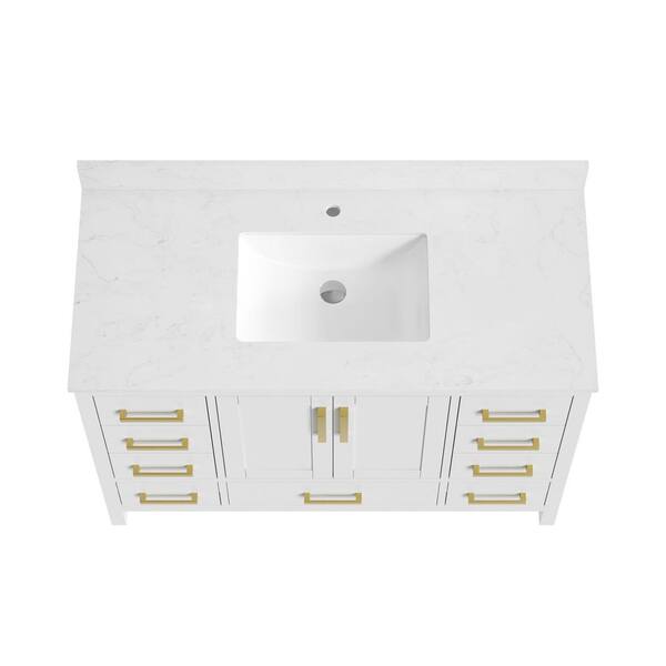 ディケイド34 DEERVALLEY 48 in. W x 22 in. D x 34 in. H Single Sink