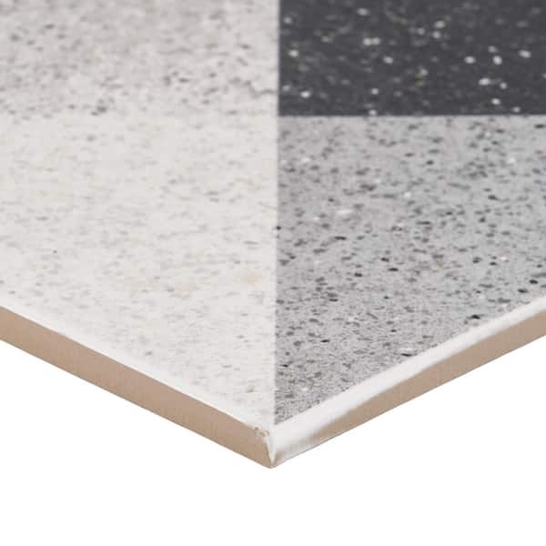 Ivy Hill Tile Elizabeth Sutton Cameo Terrazzo Deco Grigio