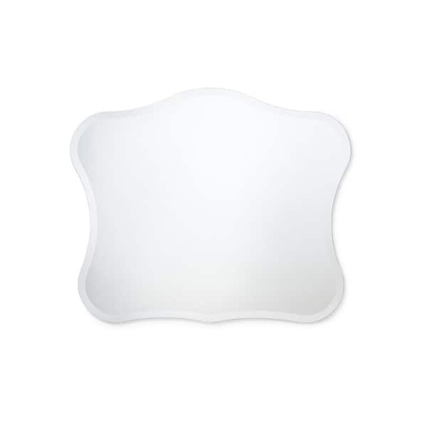 better bevel 36 in. W x 30 in. H Frameless Novelty/Specialty Beveled Edge Bathroom Vanity Mirror in Clear