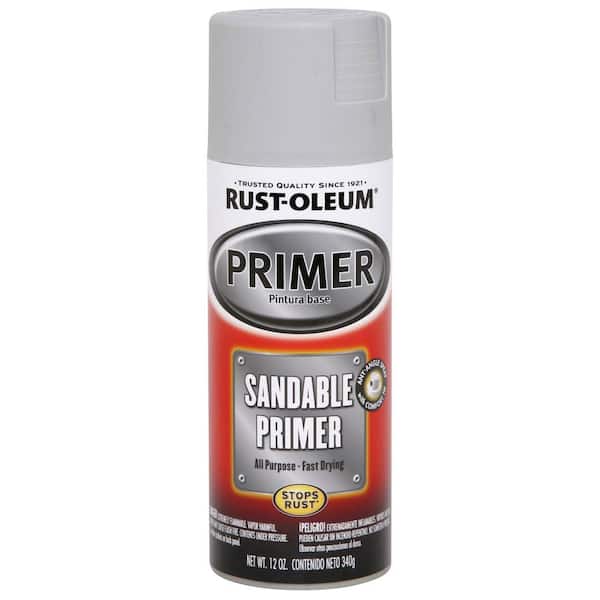 Rust-Oleum Automotive 12 oz. Light Gray Sandable Primer Spray (6-Pack)