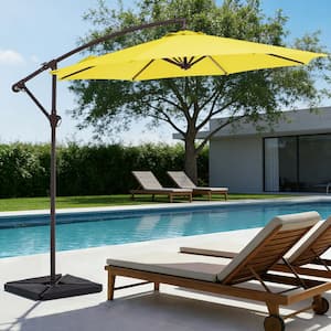 jet overhead patio umbrella Formosa Covers 11 ft Cantilever Replacement Canopy Supported Bar 8 Ribs RED one_size so staff and homeowners can adjust shade on the fly Best Choice Products 10ft Solar