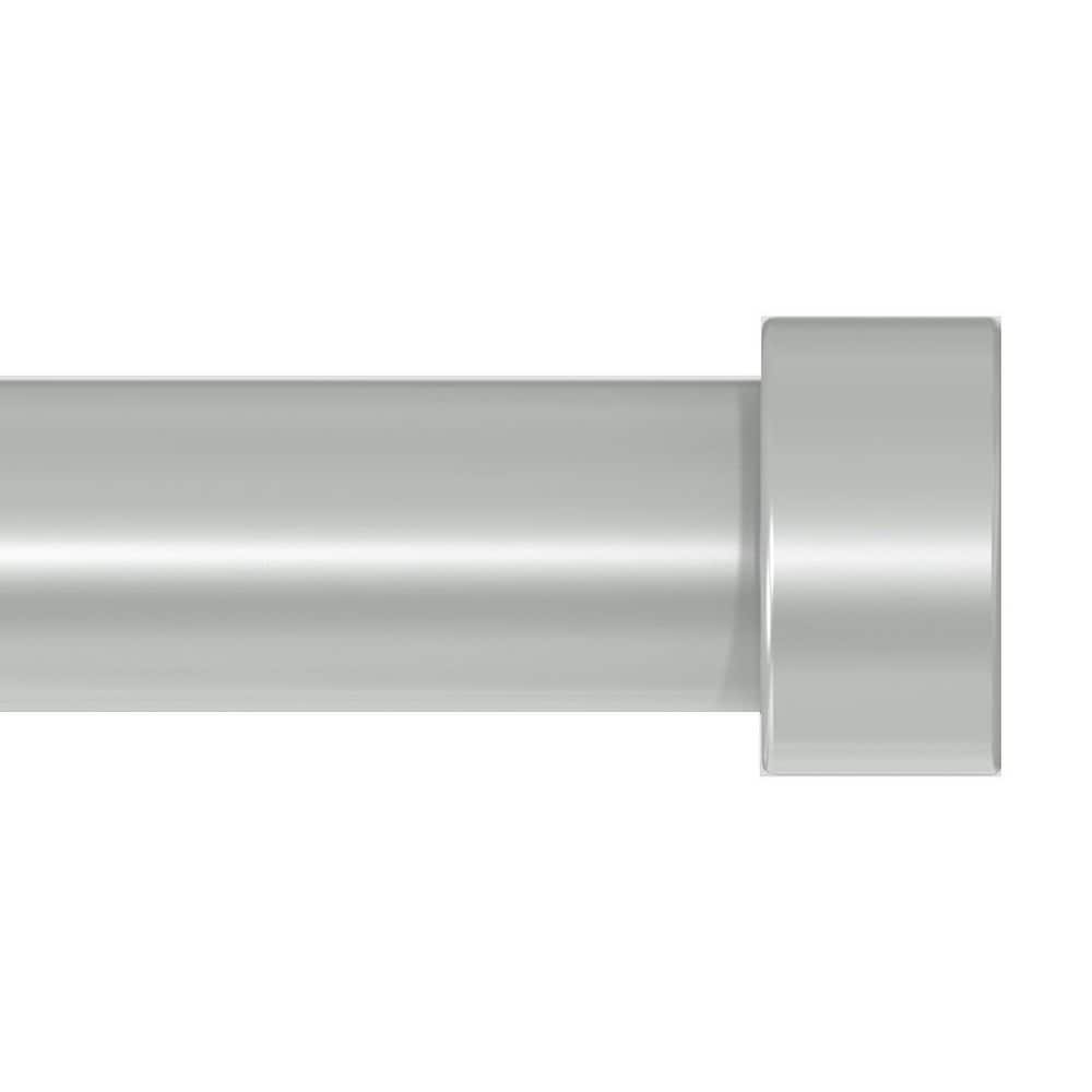 36 in. to 88 in. Iron Adjustable Tension Shower Curtain Rod with End Cap Style Design in Silver, Up to 30 lbs. price history on PriceWatchPro