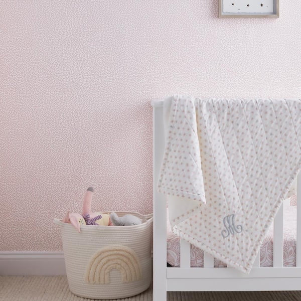 Dots Pink Non-Pasted Wallpaper Roll (Covers 52 sq. ft.)