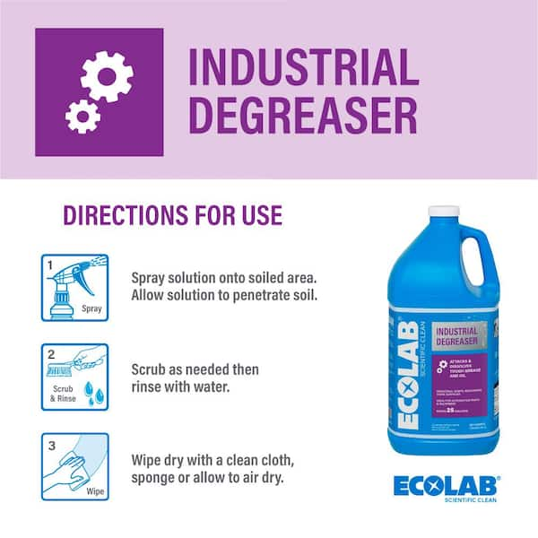 Ecolab 1 gal. Concrete and Driveway Pressure Wash Concentrate Cleaner (2-Pack)