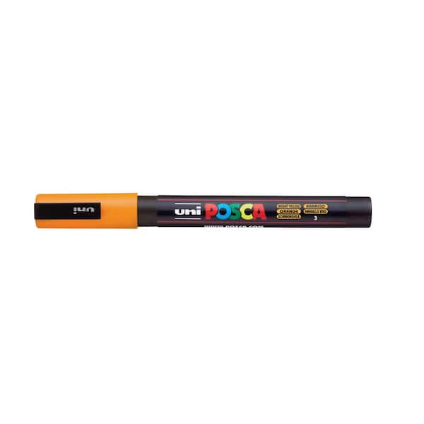 POSCA PC-3M Fine Bullet Paint Marker, Bright Yellow