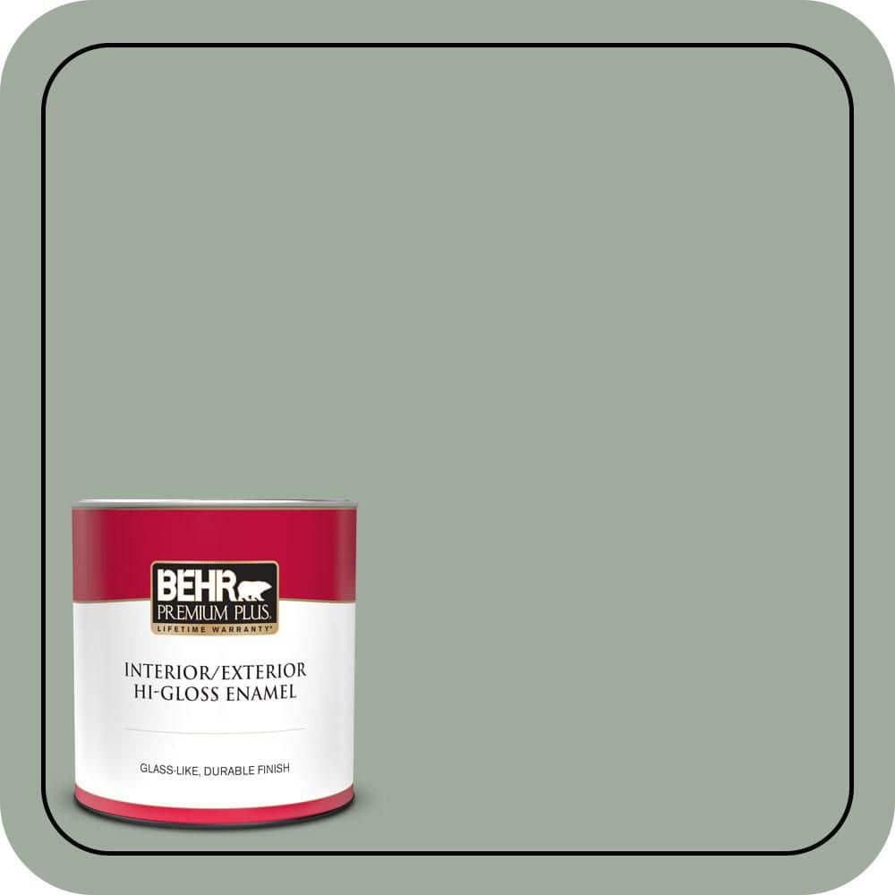 1 qt. #PPU11-15 Green Balsam Hi-Gloss Enamel Interior/Exterior Paint & Primer price history on PriceWatchPro