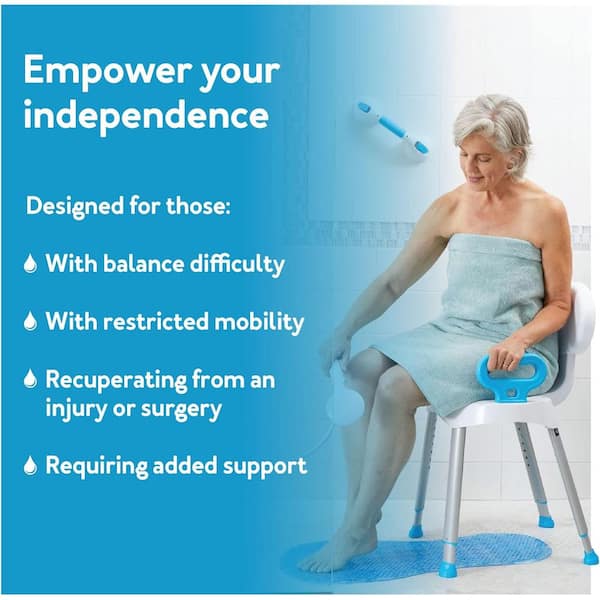 Carex Health Brands E-Z Tub and Shower Seat with Handles
