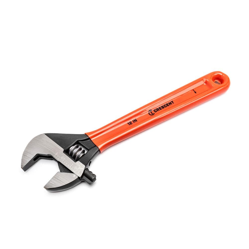 Crescent 12 in. Black Oxide Cushion Grip Adjustable Wrench AT212CVS