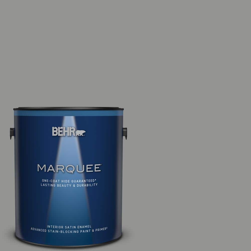 BEHR MARQUEE 1 gal. 780F5 Anonymous OneCoat Hide Satin Enamel Interior Paint & Primer 745401