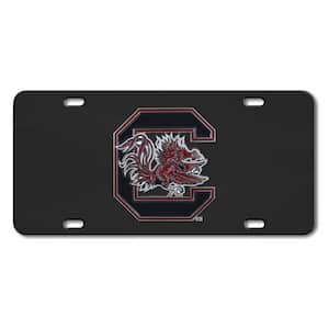 South Carolina Gamecocks 3D Black License Plate
