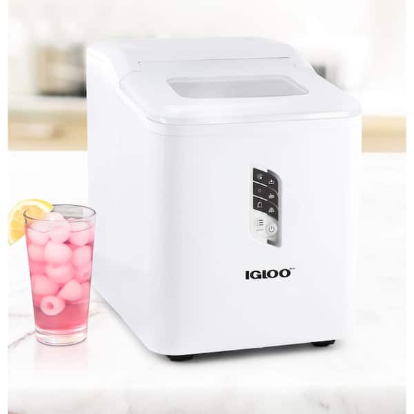 Igloo Automatic Self-Cleaning 26 lb Ice Maker, White