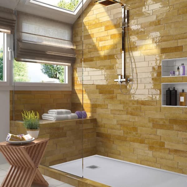 Tribeca Studio Pollen 2 in. x 10 in. Porcelain Wall Tile (5.38 sq. ft./Case))