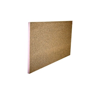 Cork Sheet, Insulation, 2 In Th, 12 x 36 In