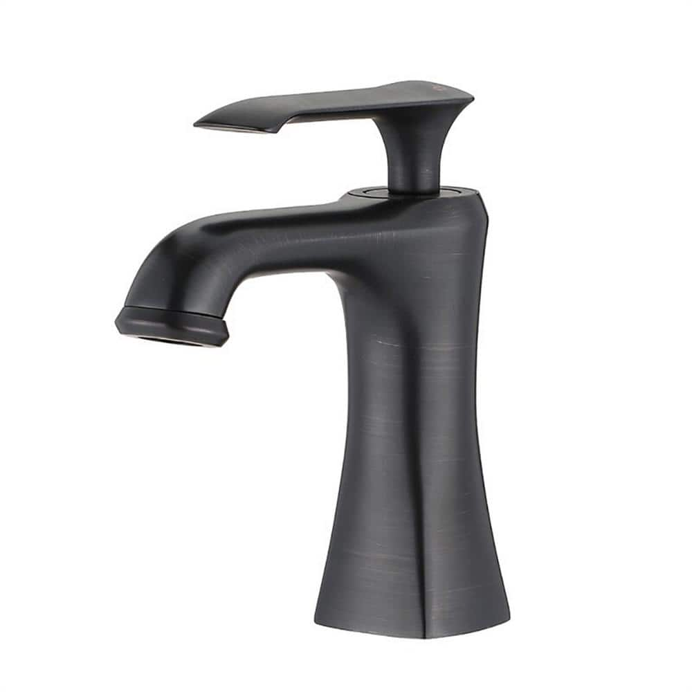 FLG Single Handle Single Hole Bathroom Faucet 304 Stainless Steel   Oil Rubbed Bronze Single Hole Bathroom Faucets Cy 0040 Orb 64 1000 