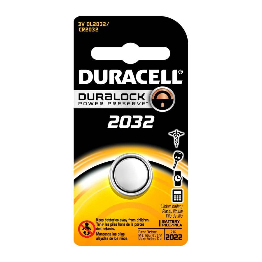 Lithium 3-Volt DL2032 Button Battery 004133310310 - The Home Depot