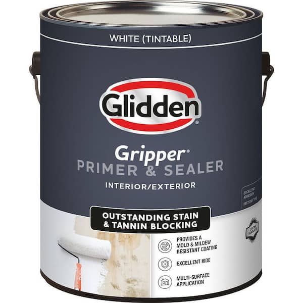 Gripper 1 Gal. Water Based White Interior/Exterior Acrylic Primer Sealer
