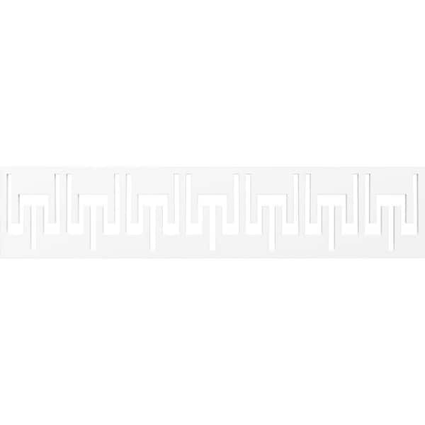 Ekena Millwork Victory Fretwork 0.375 in. D x 46.75 in. W x 10 in. L PVC Panel Molding