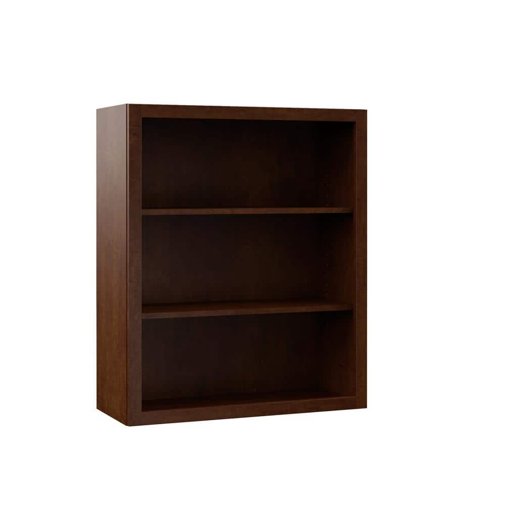 Designer Series Soleste Assembled 30x36x12 in. Wall Open Shelf Kitchen Cabinet in Spice price history on PriceWatchPro