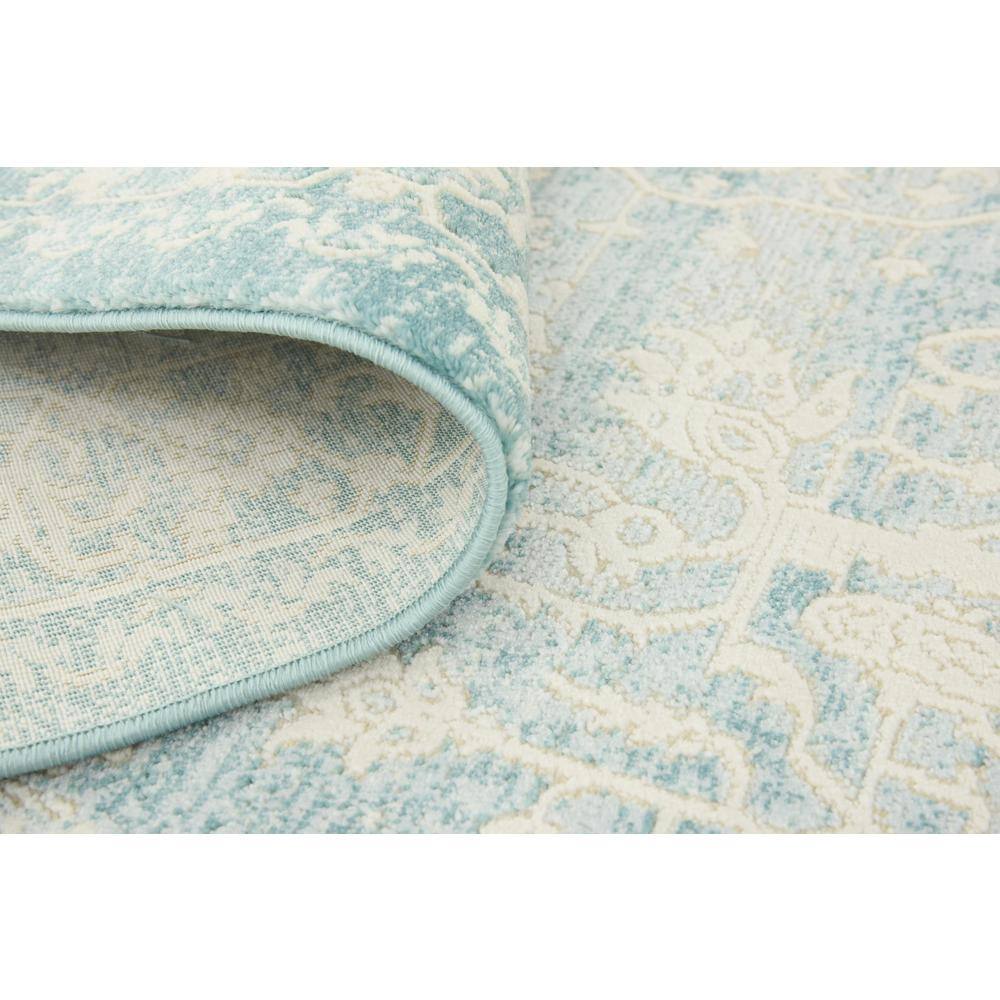 Serenity Light Blue 4x6 Abstract Indoor Rug