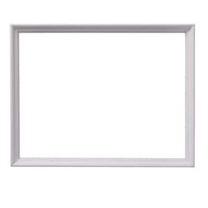 20512-FRMFJP TRADITIONAL PICTURE FRAME 1 in. D . X 18 in. W. X 23 in. L . Primed White Hardwood Panel Moulding