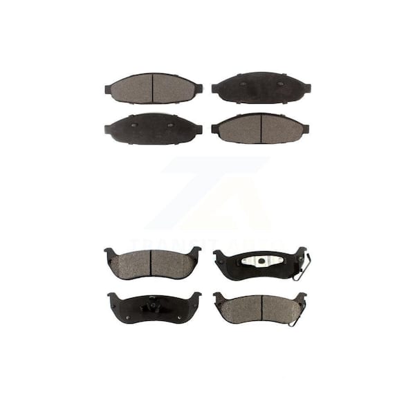 TEC Front Rear Ceramic Brake Pads Kit For 2004-2008 Chrysler Pacifica KTC-100509