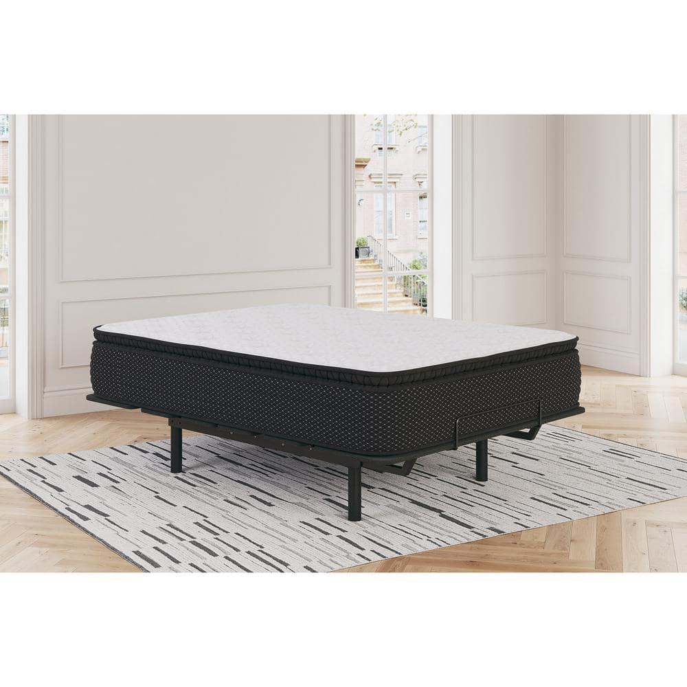 Full Size White Pillowtop Innerspring Mattress