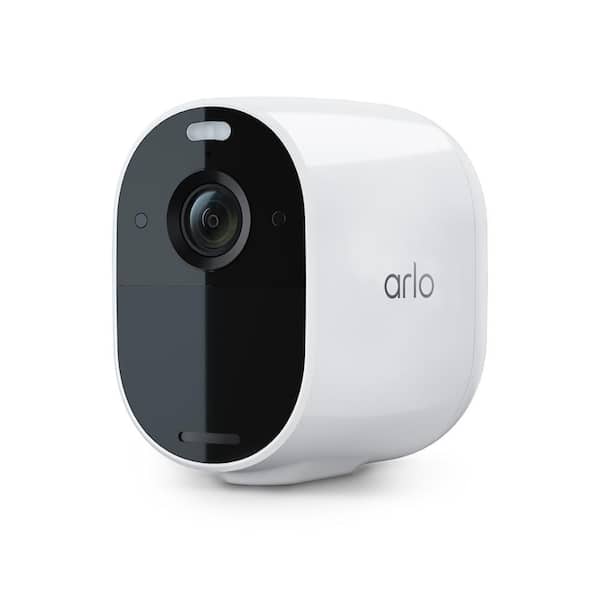 Arlo Essential Spotlight Camera- Wireless Security, 1080p Video, Color Night Vision, 2-Way Audio, 1 Pack, White