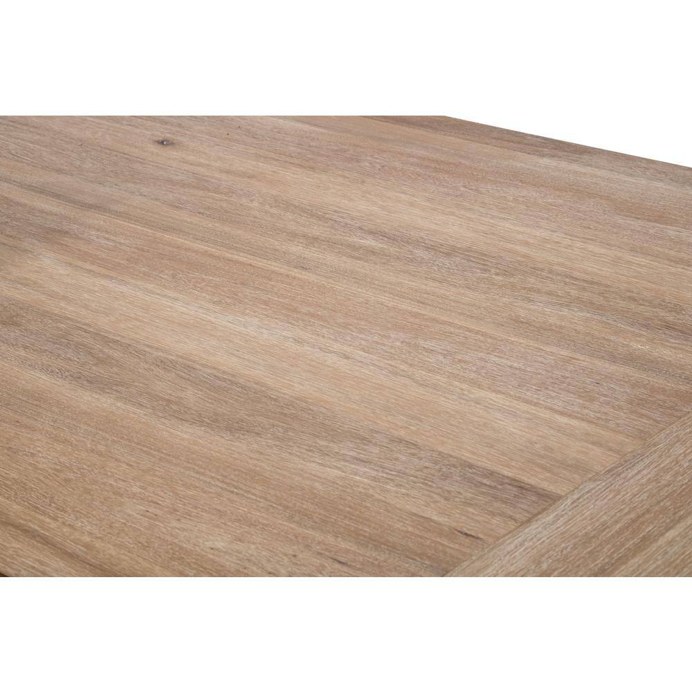 Rustic Natural Reclaimed Wood Extendable Dining Table