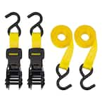 Keeper 1 in. x 12 ft. 500 lbs. Keeper HI-VIZ Ratchet Tie Down Strap ...